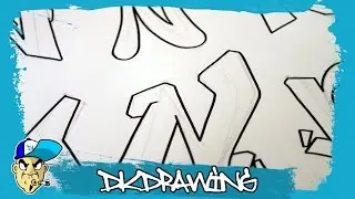 Граффити-алфавиты Буква N - Buchstabe N - Буква N