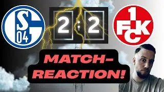 DZEKO leitet COMEBACK ein!!👃🦊 Schalke 04 vs. 1. FC Kaiserslautern 2:2 MATCH-REACTION 2. Bundesliga ⚽