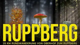🇩🇪 RUPPBERG - 20 km Rundwanderung von Oberhof zum Ruppberg Rennsteig Kanzlersgrund Gebrannter Stein