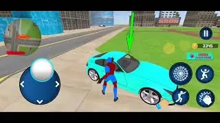 Start playing Spider rope hero crime city battle in spider fighting man games