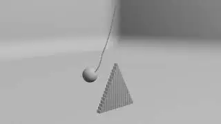 Шар из фольги против 768 банок Coca-Cola - v. 1. Rigid Body Simulation. | Mr. Nick