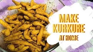 Crispy Homemade Kurkure 🤤✨ | Super Crunchy!#behenjikitchen #kurkure #recipe #snacks #homemadekurkure