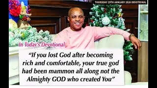 Devotional video, By Richard E. S Takim.  The Love of Money vs Divine Destiny A Prophetic Warning