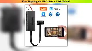Tuya Full HD mini WiFi camera, supporting remote viewing, motion detection, DIY home nanny style
