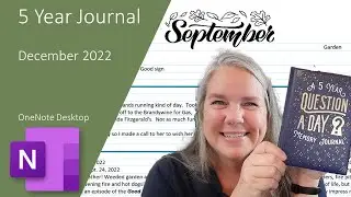 5 Year Daily Journal In OneNote