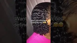 Achieve stunning defined curls with this must-have #curls #coily #curyhair