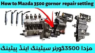 Mazda Governor settings & petting/HOW to  Mazda t3500 fuel pump repair governor for esey information