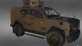 IGI Oshkosh Sandcat Military Transport 3D Model | Fast Attack Vehicle Alpha Project: Line of Fire