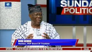 Analysing The Future Of PDP Under Makarfi With Bode George Pt 1