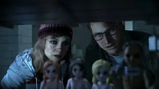 Until Dawn - Chris Comforts Ashley After Emily Is Shot By Mike