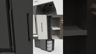 TEMAX Rotating Cabinet | Smart Storage Solution for Kitchen#TEMAX #KitchenHardware #RotatingCabinet