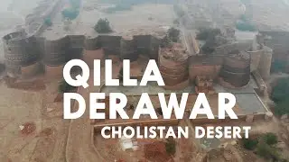 QILA DERAWAR CHOLISTAN DESERT (DRONE SHOT)