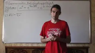 Matematika 1. 04/06. Exponenciális hatványfüggvények deriválása