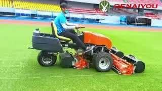 Natural grass triple reel mower: precise cutting, the perfect lawn solution #Mower #Garden Tools
