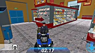 Police ATV Quad Bike Simulator | Shopping in Super Market | Android iOS Gameplay