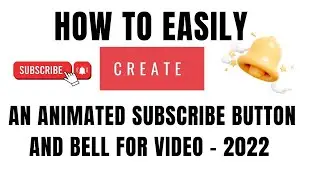 How to Create An Animated Subscribe Button And Bell (2024 Easy in Canva)