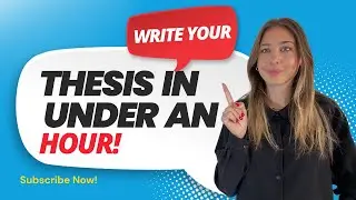 AI Thesis Writing Made Easy | ThesisAI Tutorial for Students & Researchers!
