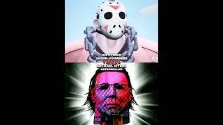 Jason Voorhees (multiversus) vs Michael Myers (retrorealms) #jasonvoorhees #michaelmyers #shorts
