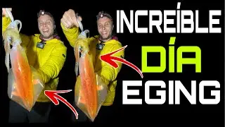PESCAMOS CALAMARES a EGING entre AMIGOS un DIA MUY BUENO costa brava