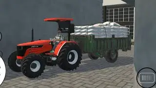 Tractor Driving Gameplay in Village Roads | Real Farming Drive