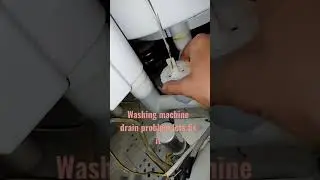 washing machine drain problem #sharpwashingmachine