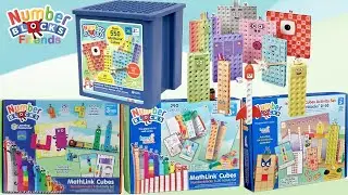 Numberblocks &ndash; Unboxing Numberblocks 1-100 Heroes Forty With Zeroes MathLink Cubes Activity Set!ASMR
