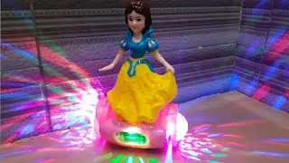 RC Balance Car Toy For Kids Barbie Doll Car Light Music Toy Unboxing