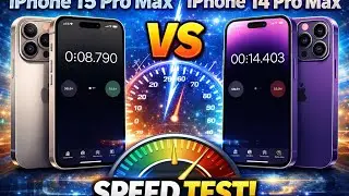 iPhone 15 Pro Max vs iPhone 14 ProMax Speed Tes