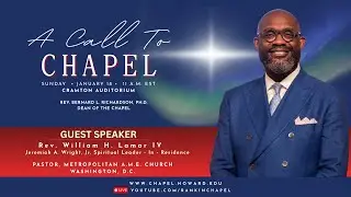 Rev. William H. Lamar IV | Andrew Rankin Memorial Chapel | Howard University