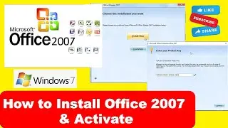 how to install office 2007 in windows 7 for free