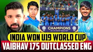 India U19 WIN U19 World Cup 2026! 🔥 Beat England in Final | Vaibhav Suryavanshi 175 Heroics