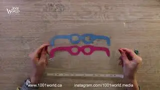 Grateful paper Glasses/ کاردستی عینک قدردانی