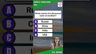 Which country first discovered water on the Moon?  #quiz #shorts