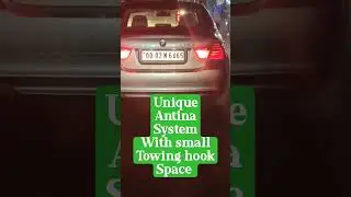 unique BMW antina system with small towing hook #bmw #bmw320 #unique #system #systummm #towing