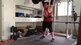 Kalle Beck Log Press Training 1/26/15
