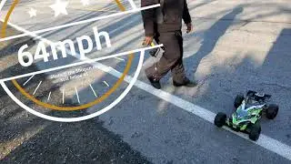 Corally Shogun speed test 15T pinion