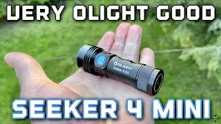 The Seeker 4 mini is very Olight good white light & UV review & beam shots