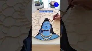Lord Shiva Lippan Art|Lord Shiva Wall Hanging|Adiyogi Home Decor|Shiv Shambhu Home Decor #shorts