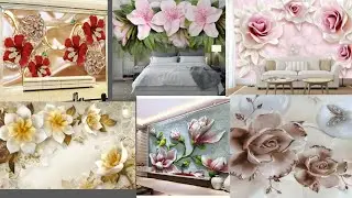 3D flower wallpaper designs#flowers  wallpaper ideas for Home / Home Decor Ideas/ Flower Wallpaper/