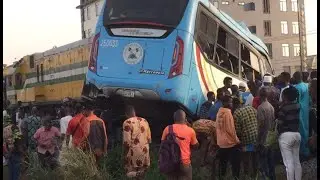 Train Crash: Lagos Bus Driver Was Using Earpiece - Eyewitness
