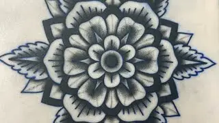 Tattooing101 Shading a “mandala” 
