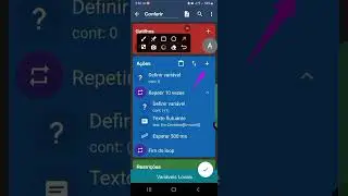 Como Criar Loop/Looping - Projeto 2 - Pt 2/3 - Macrodroid #loop #macrodroid #programacao