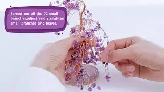 How to Shape A Handmade Crystal Willow Tree
