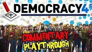 Democracy 4 (2022) | Neo-Monastic Cyber-Feudalism Presidency! | Commentary Playthrough