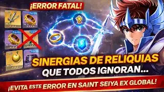 El ERROR que casi todos cometen con las RELIQUIAS | Saint Seiya EX Global