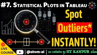 7. Histogram, Box Plot, Scatter Plot & Correlations || Tableau & Sheets for Data Science || shvm-ai