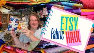Etsy Fabric Haul | Disney Fabrics | Mystery Fabric Bundles | Small Shop