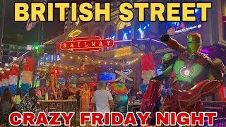 BRITISH Street in Benidorm - Crazy Friday Night! 🪩🍹