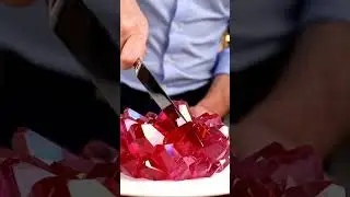crystal raspberry cake #ai #trendingshorts  #food #odlysatisfying