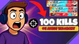 😱ADEUS Valorant... 100 kills ou eu desinstalo o Valorant!